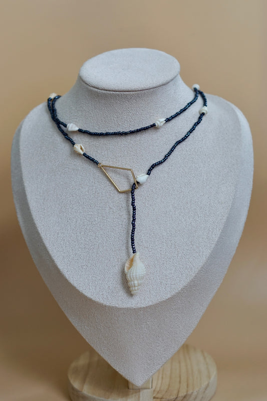 Ocean Whisper Lariat Necklace