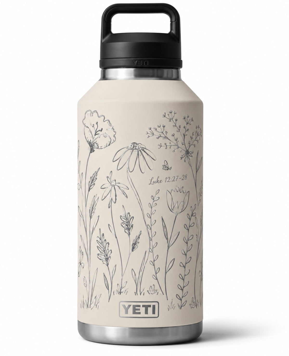 64 oz Custom Hand-Engraved YETI Rambler