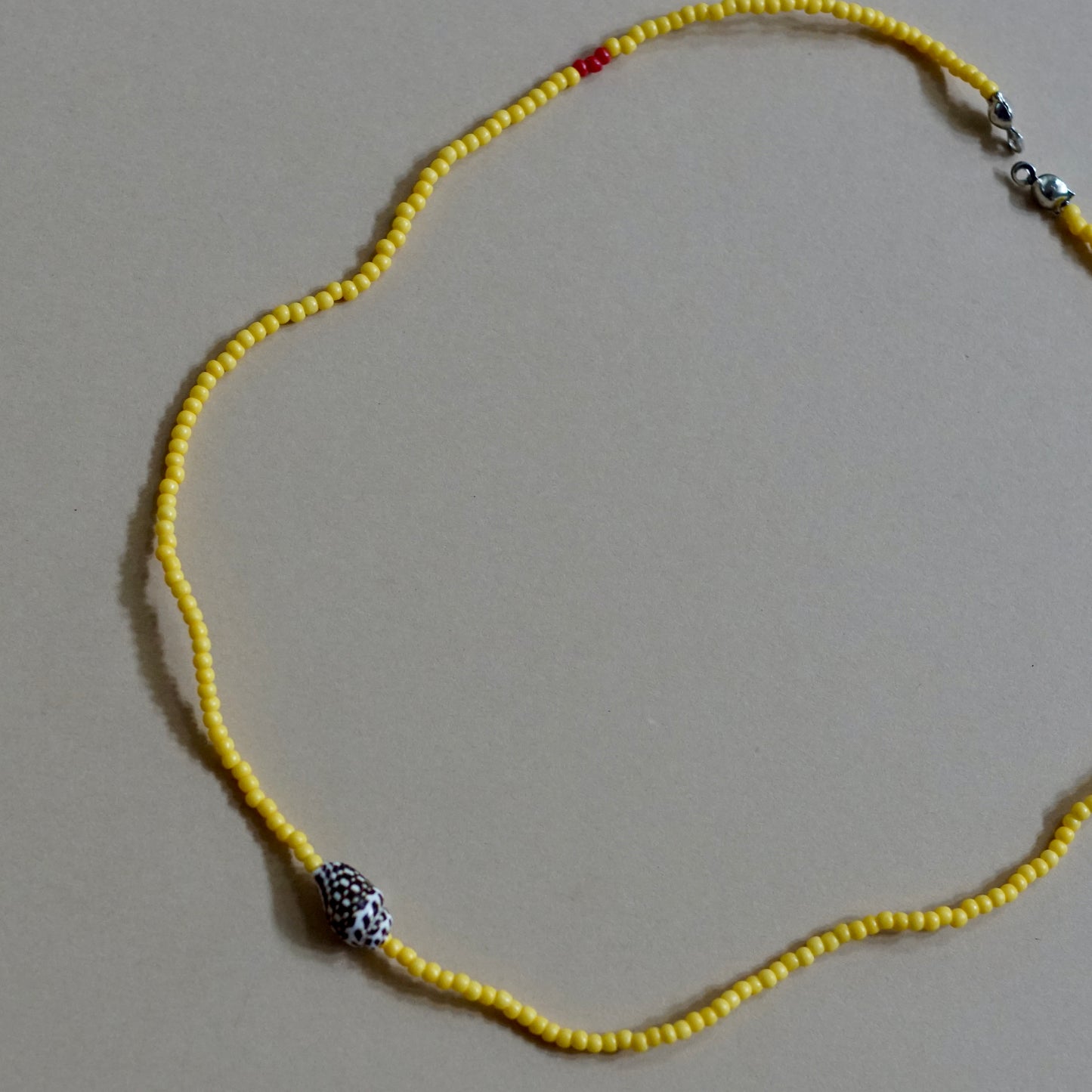 Yellow Hello Choker