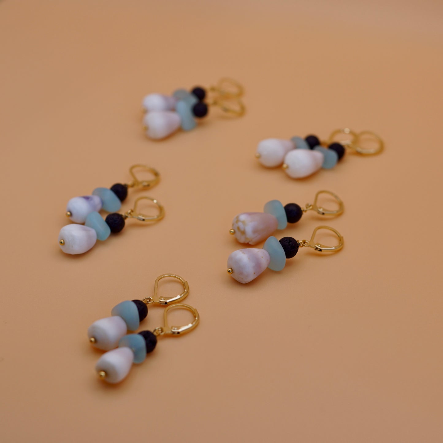Ocean Drop Hug Earrings