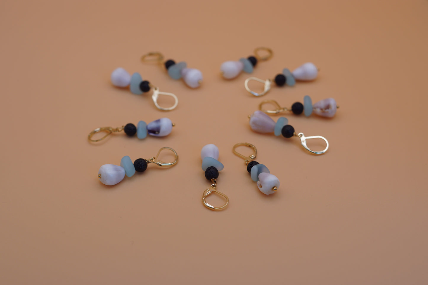 Ocean Drop Hug Earrings