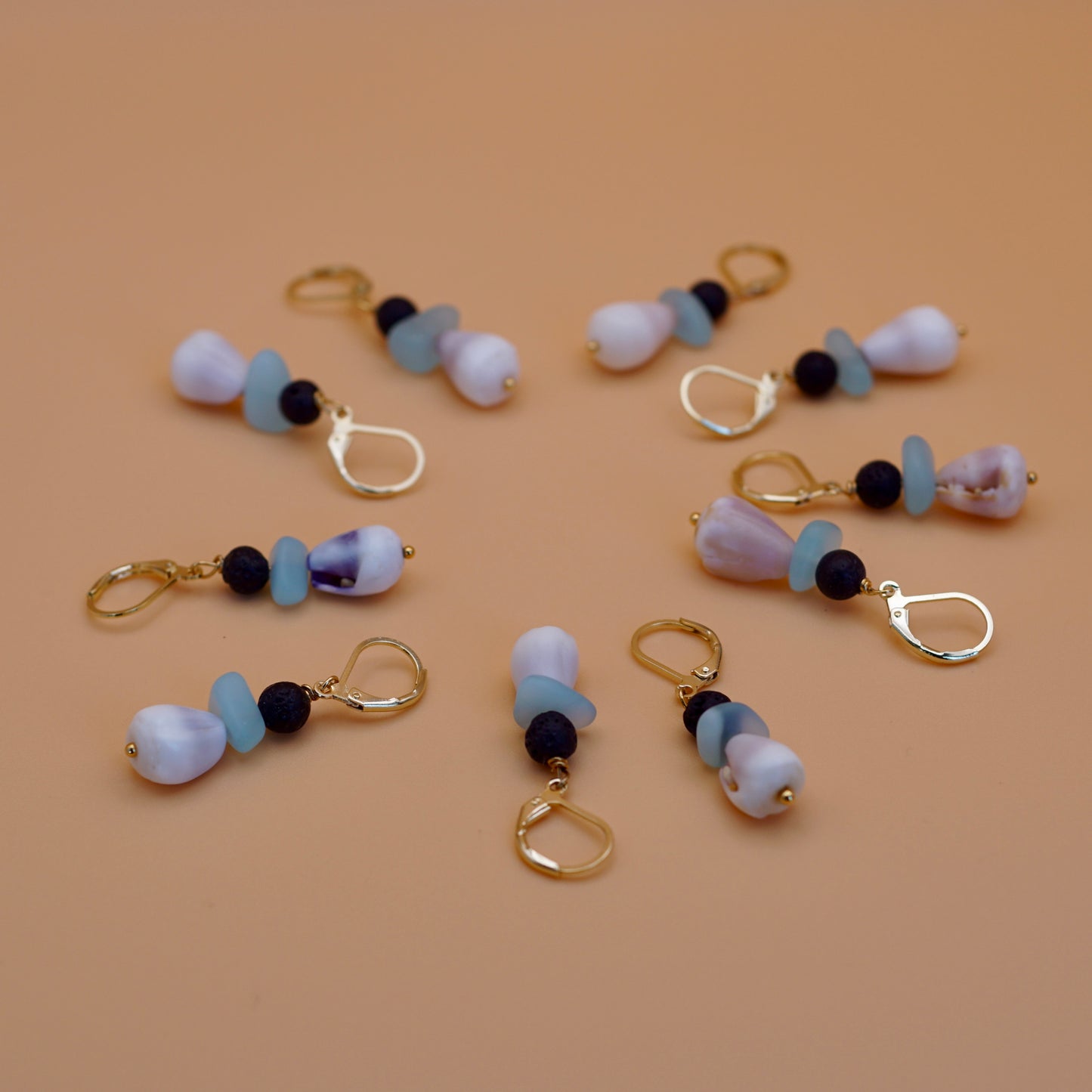 Ocean Drop Hug Earrings