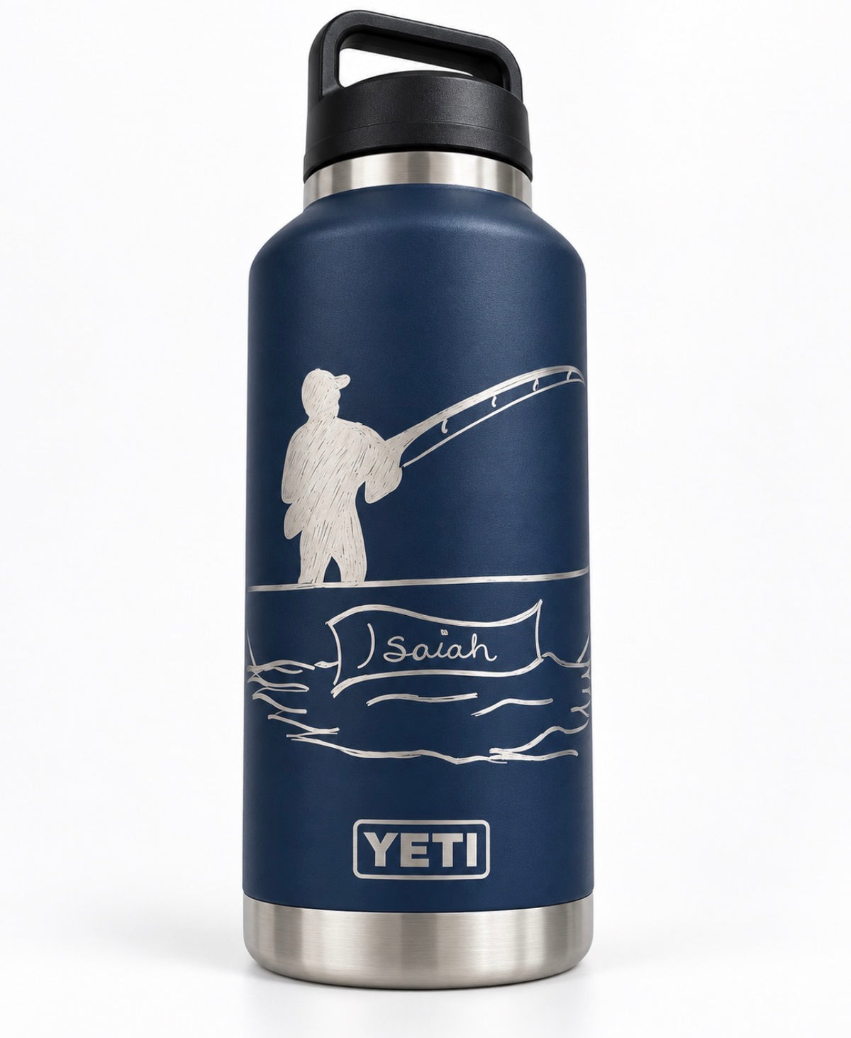 64 oz Custom Hand-Engraved YETI Rambler