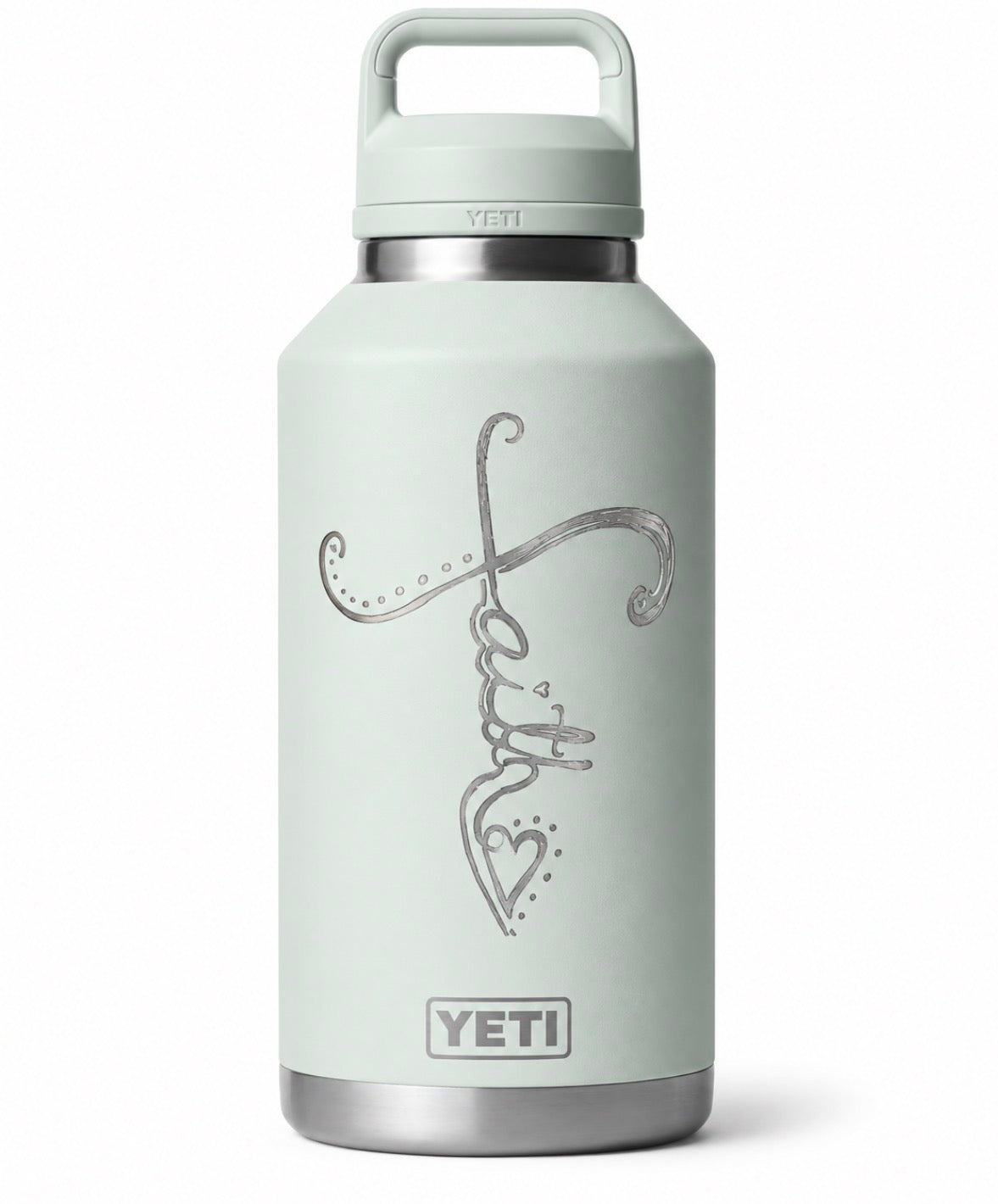64 oz Custom Hand-Engraved YETI Rambler