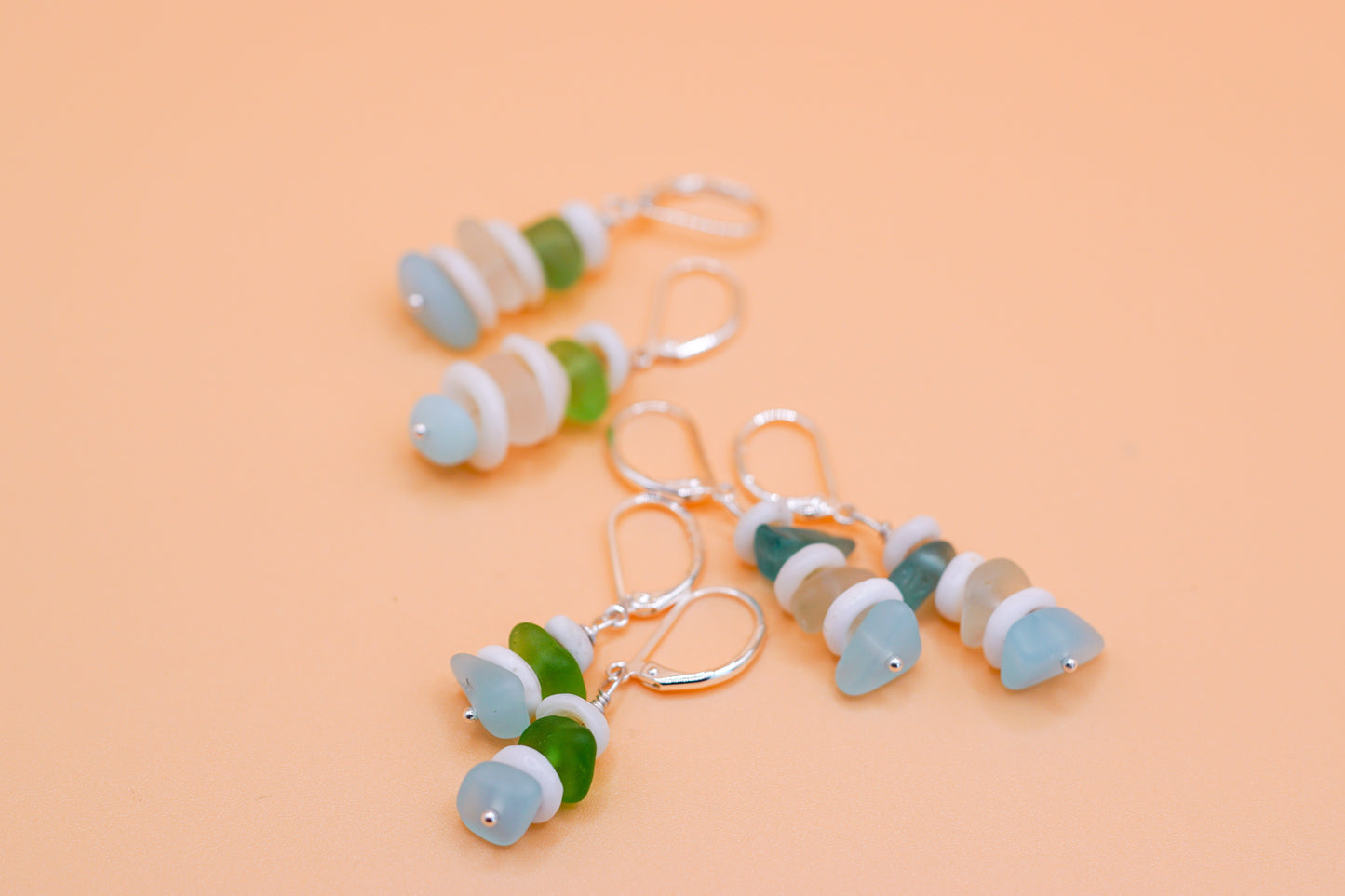 Beads of the Sea Earrings