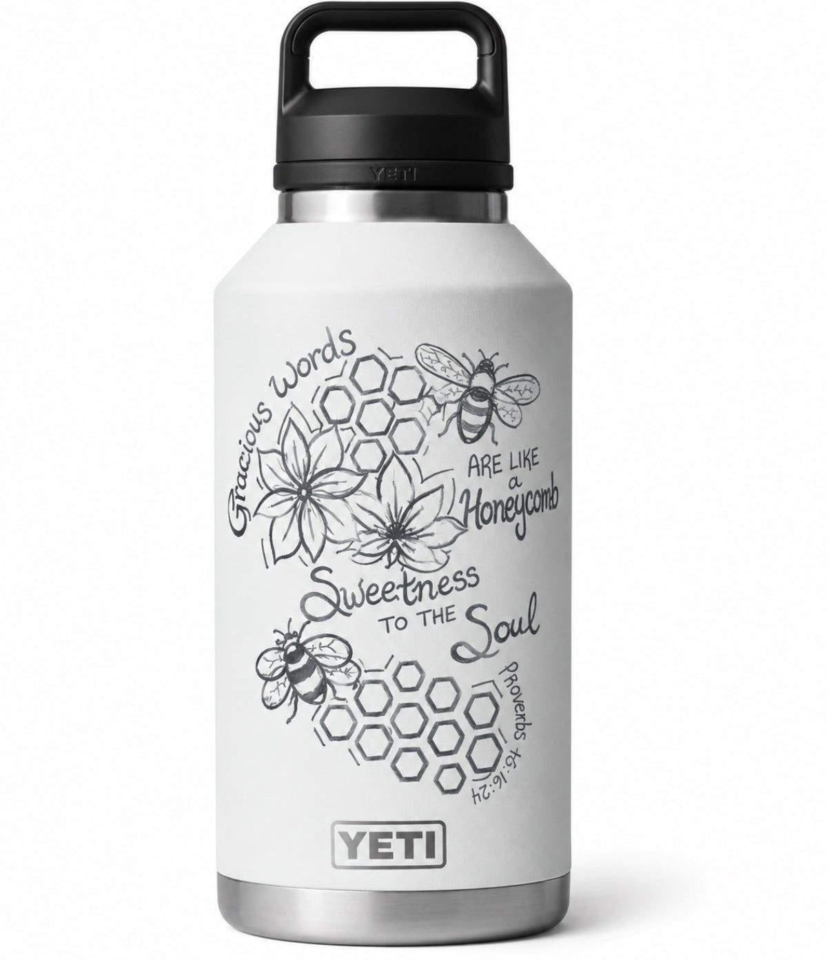 64 oz Custom Hand-Engraved YETI Rambler