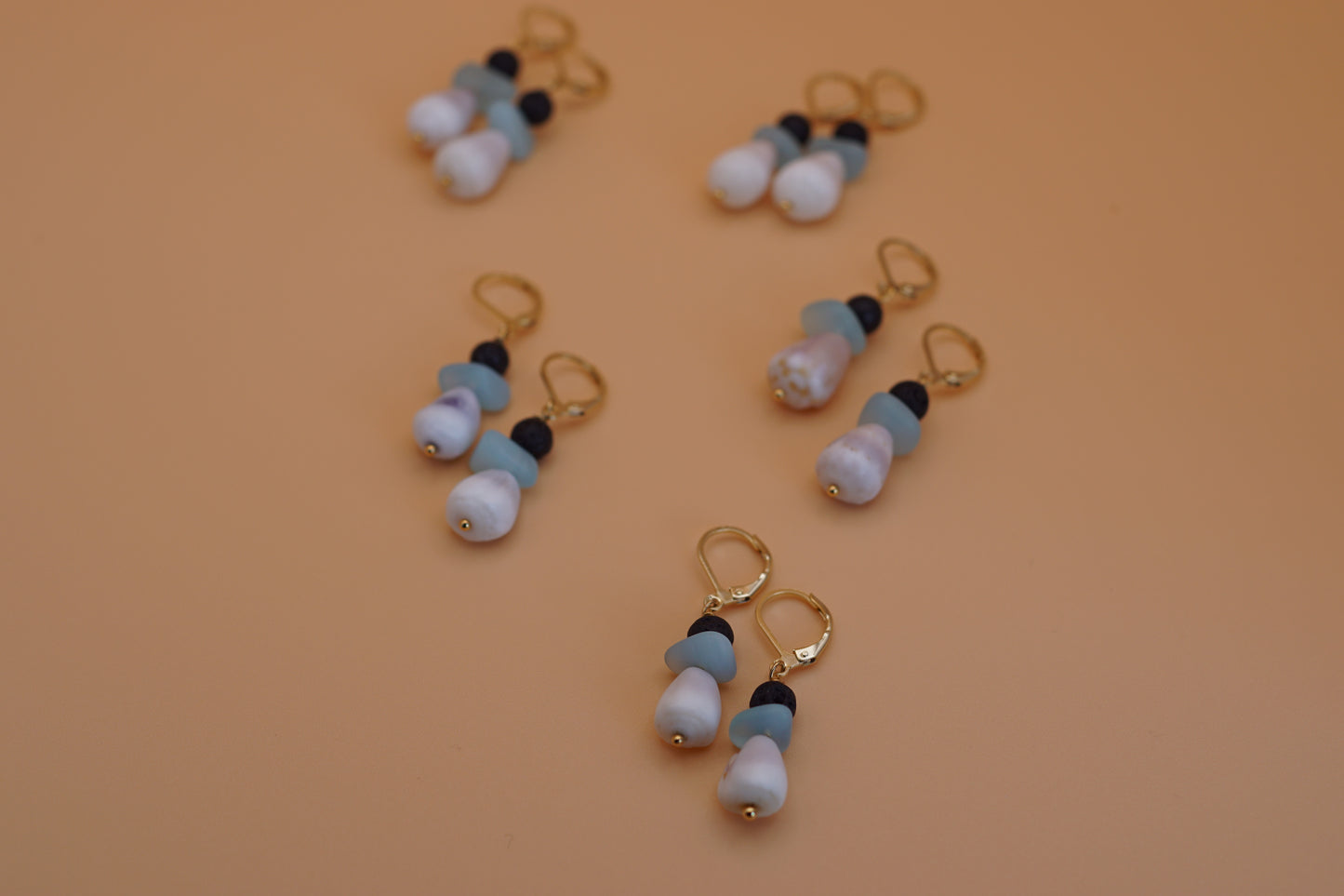 Ocean Drop Hug Earrings