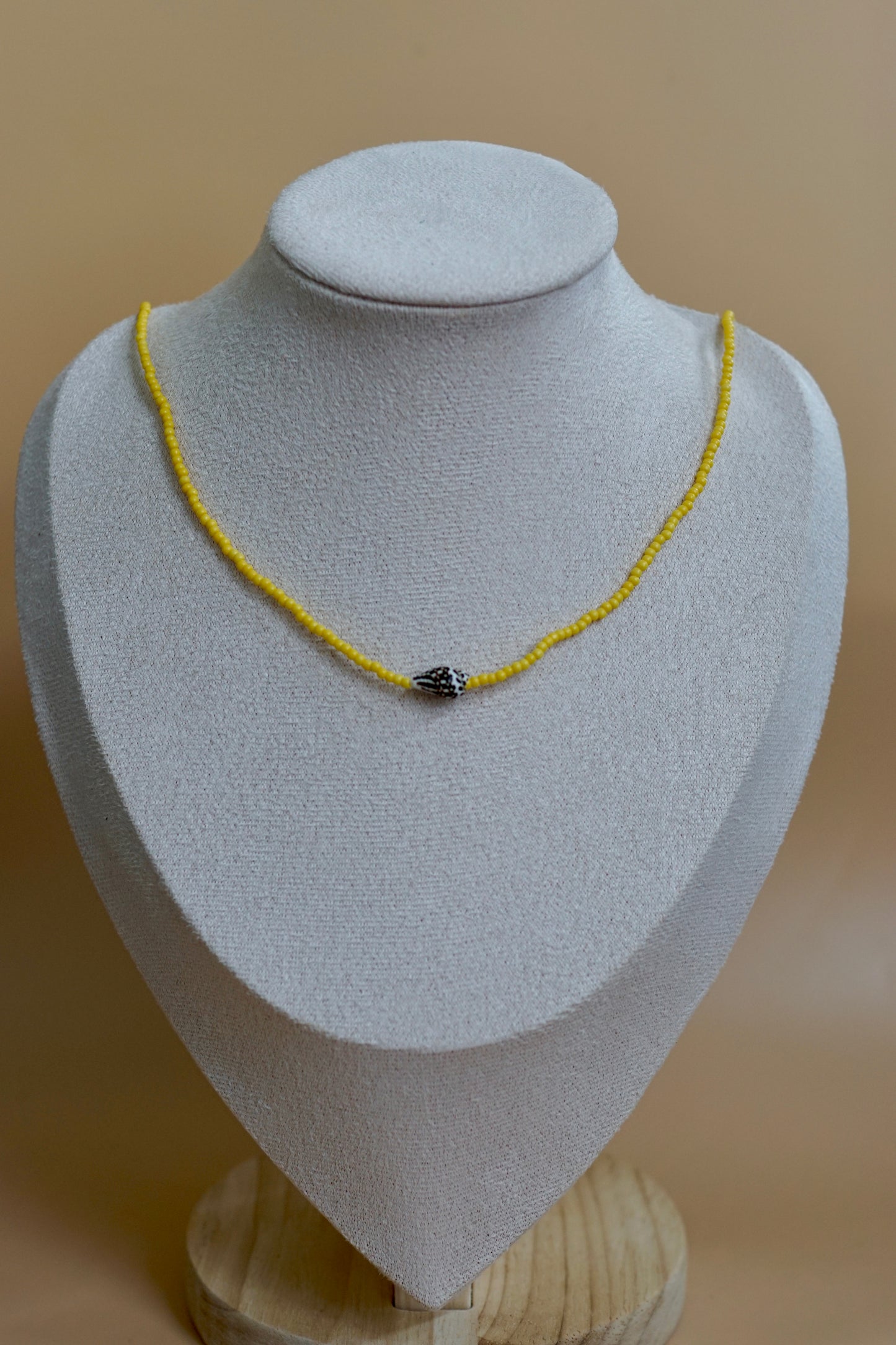 Yellow Hello Choker