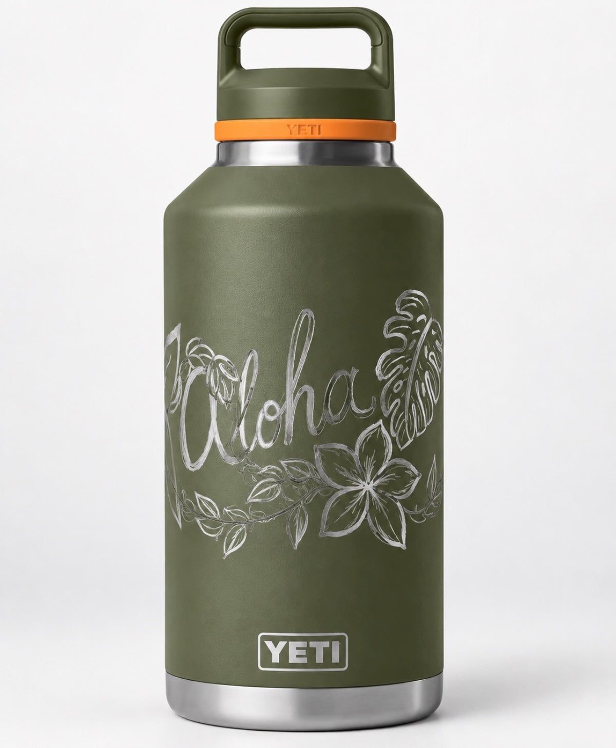 64 oz Custom Hand-Engraved YETI Rambler