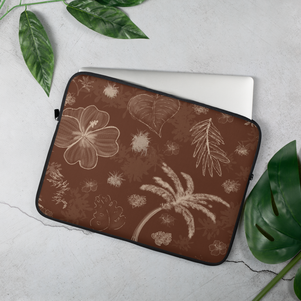 Cacao Tropics Laptop Sleeve